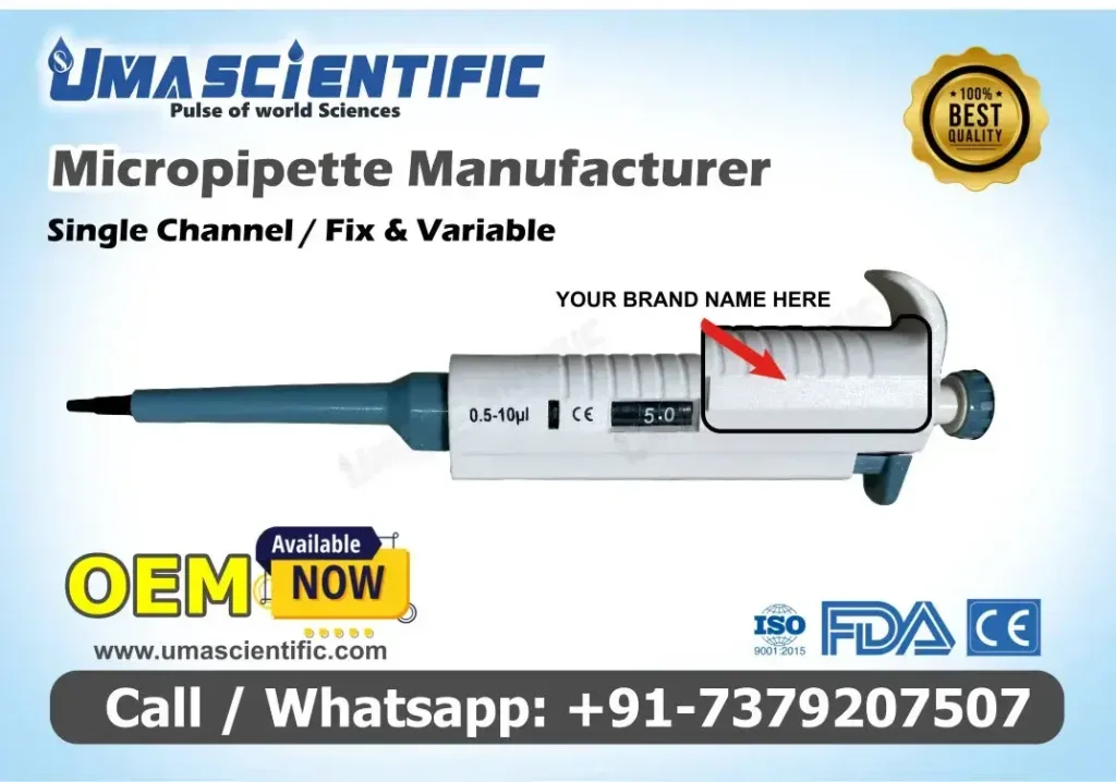 Best Micropipette Manufacturer in Gujarat, India | Ahmedabad, Surat, Vadodara, Rajkot, Gandhinagar, and More OEM also avilable