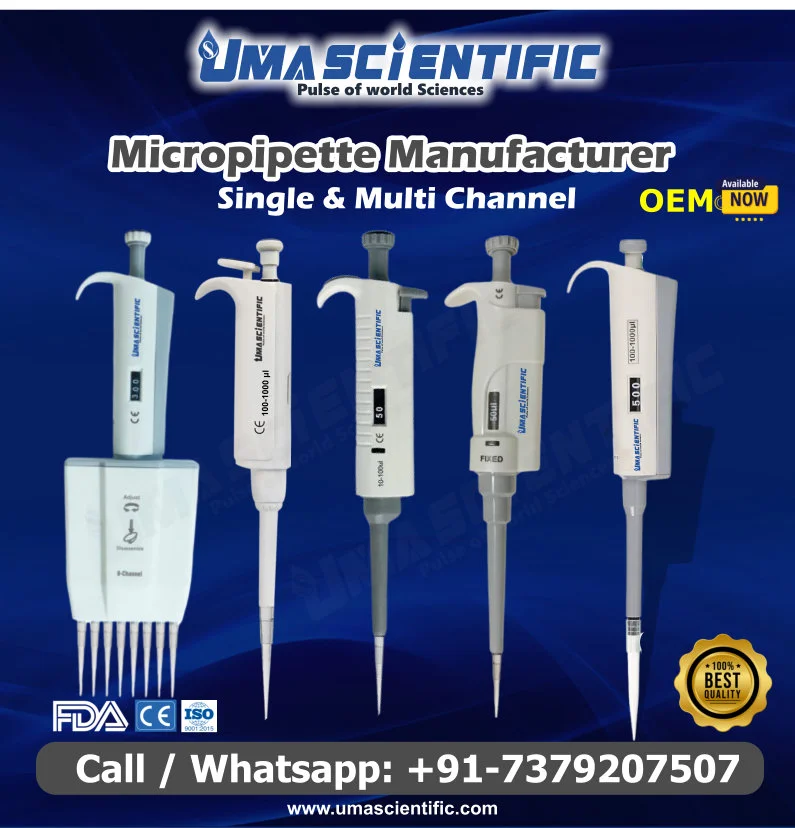 Best Laboratory Equipment Micropipette Manufacturer in India