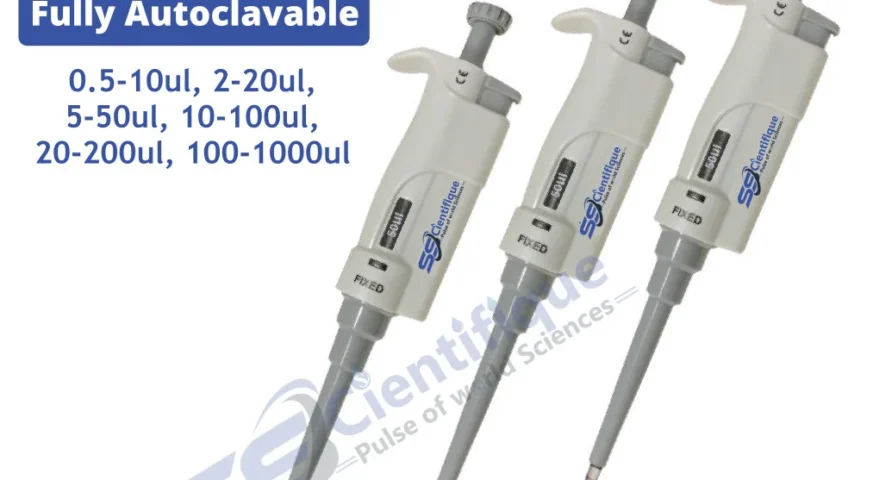 SScientifique Micropipettes: Top Manufacturer of 0.5-50µL, 10-100µL, 100-1000µL Pipettes in India Micropipette Manufacturer in Lucknow India | SScientifique