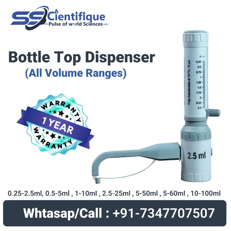 Bottle Top Dispensers | Precise Liquid Handling | Sscientifique