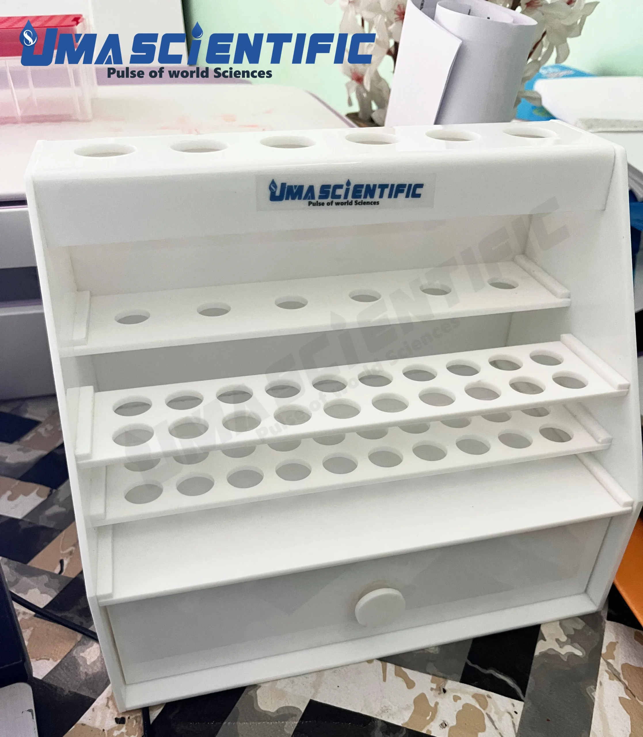 UMA Scientific, India’s most trusted name in pipette stand manufacturing. We design and manufacture Drawer Type, Z Type, and Round Type Pipette