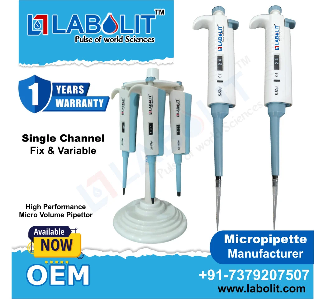 Micropipette Manufacturer & Micropipette Price in India – Labolit
