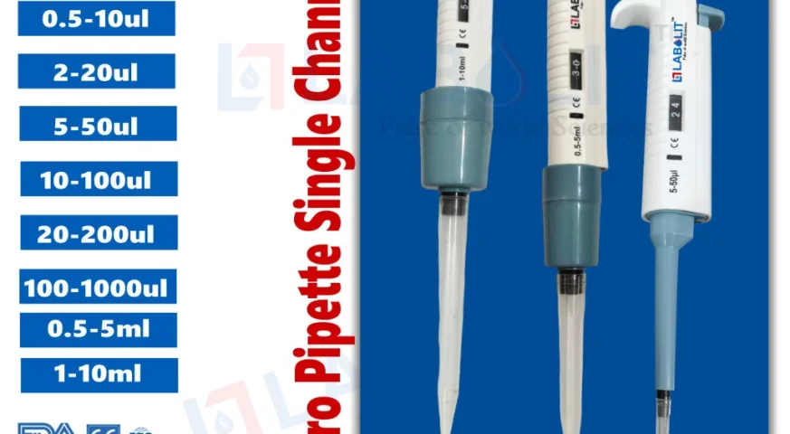 Best Micropipette Single Channel Manufacturer in India – LABOLIT